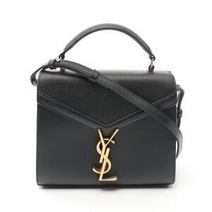 Saint Laurent Cassandra handbag black leather